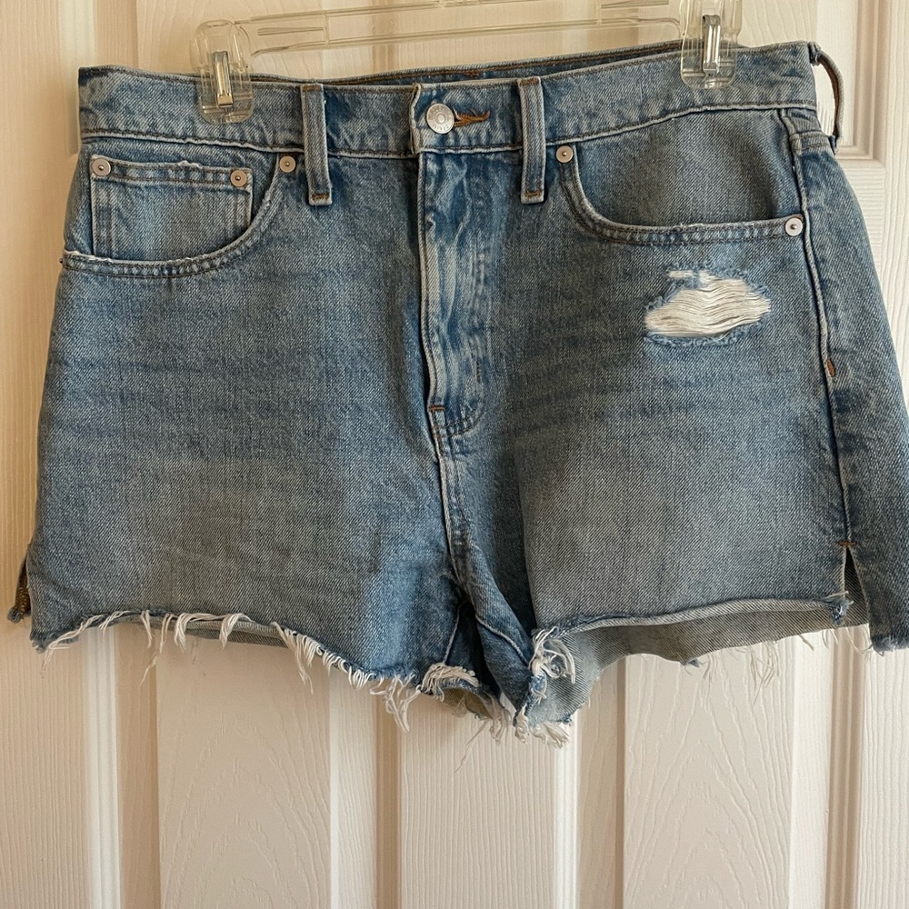 Madewell Distressed Denim Women Shorts